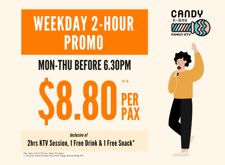 Candy K Bar Weekday Promo